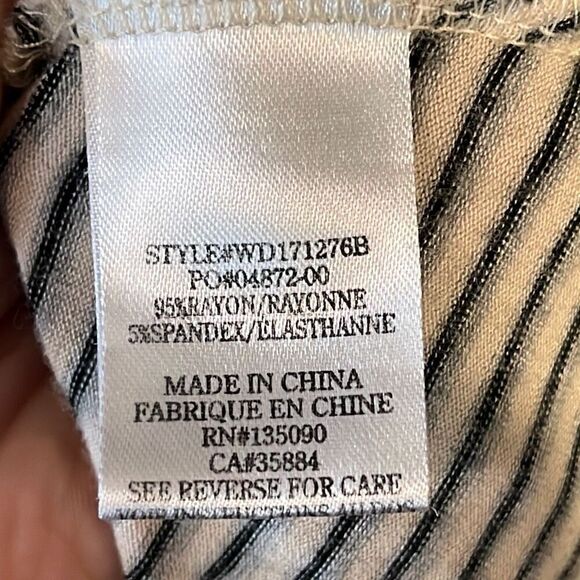 White Crow Elenora Sleeveless Striped Dress Medium - Picture 6 of 7